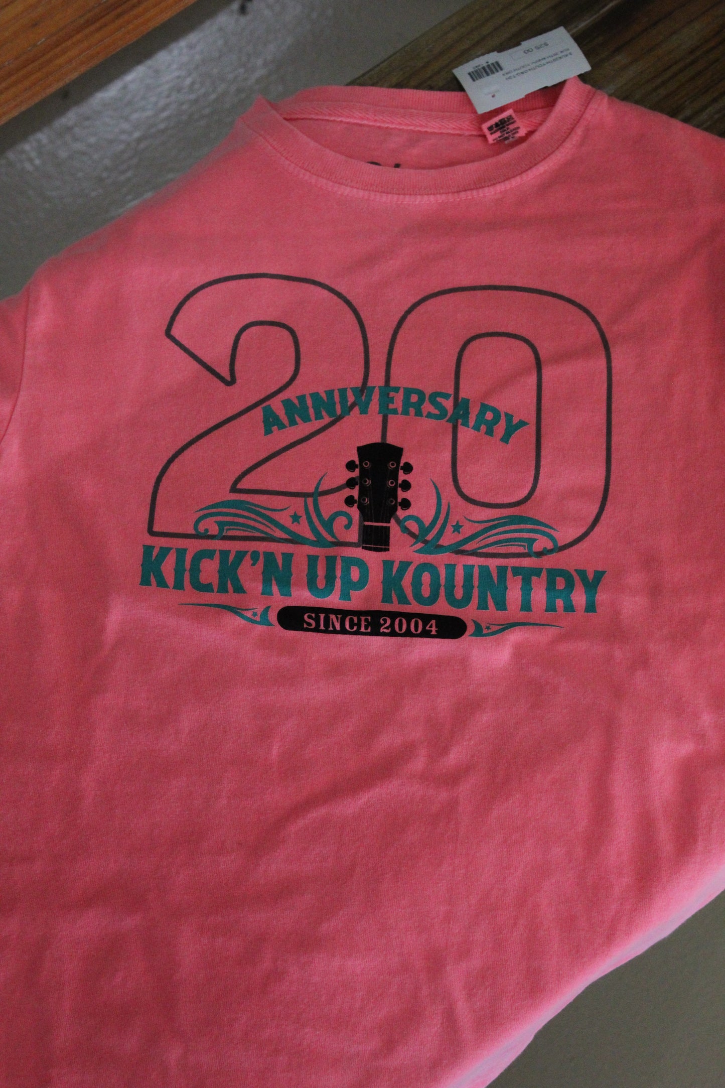 20TH ANNIVERSARY ARTIST SHIRT - KIDS - CORAL