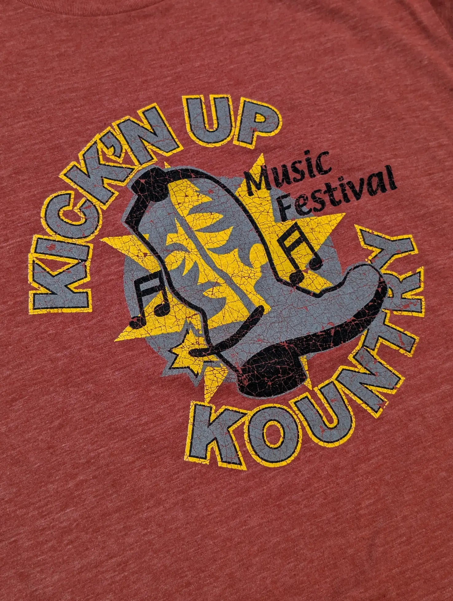 2025 Lineup Vintage Tee - Chili