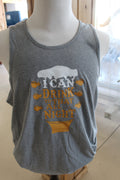 I Can Drink to That All Night Tank Top - Gray