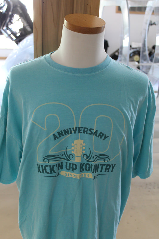 20TH KUK ANNIVERSARY T-SHIRT - TEAL