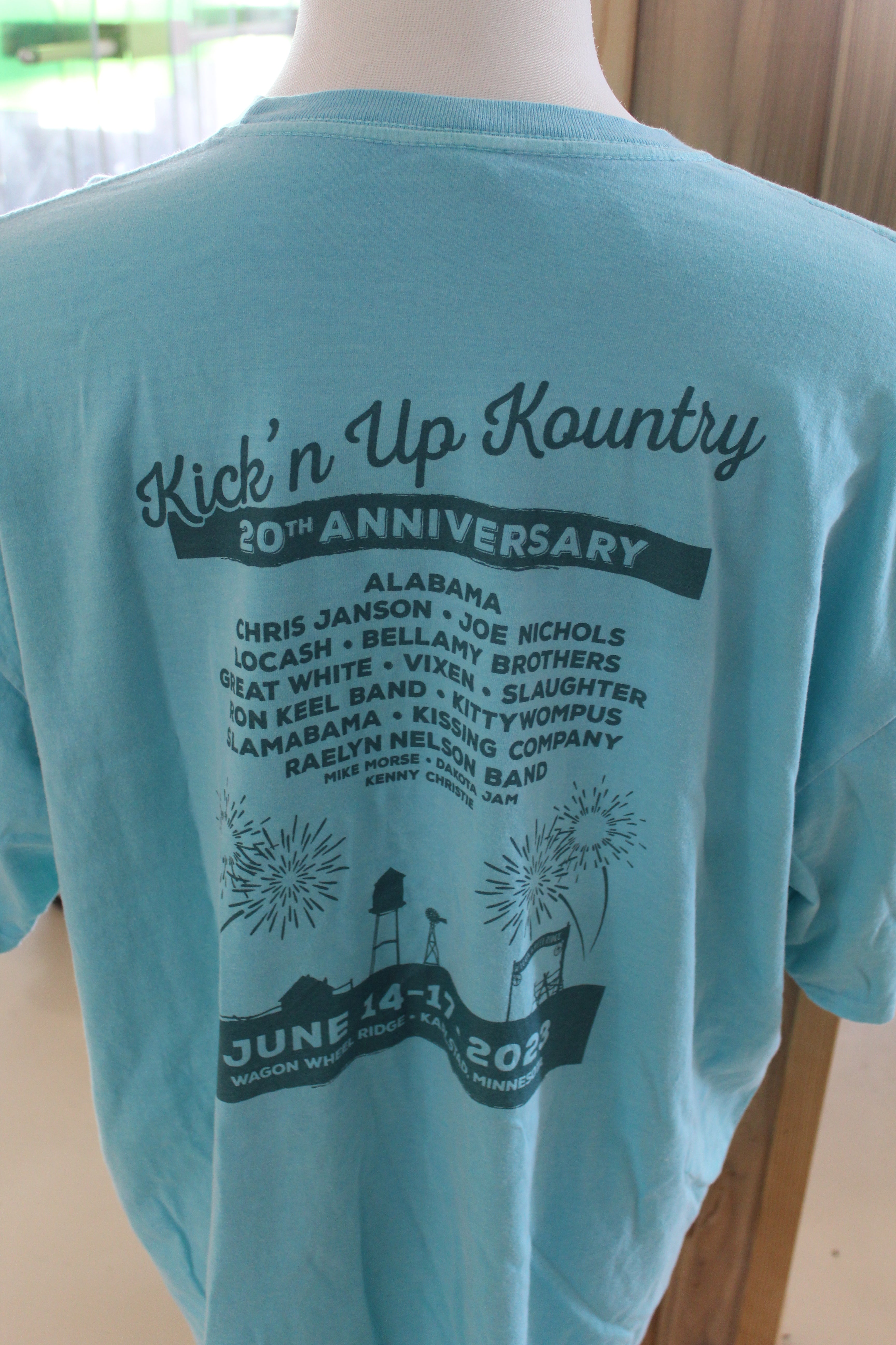 20TH KUK ANNIVERSARY T-SHIRT - TEAL