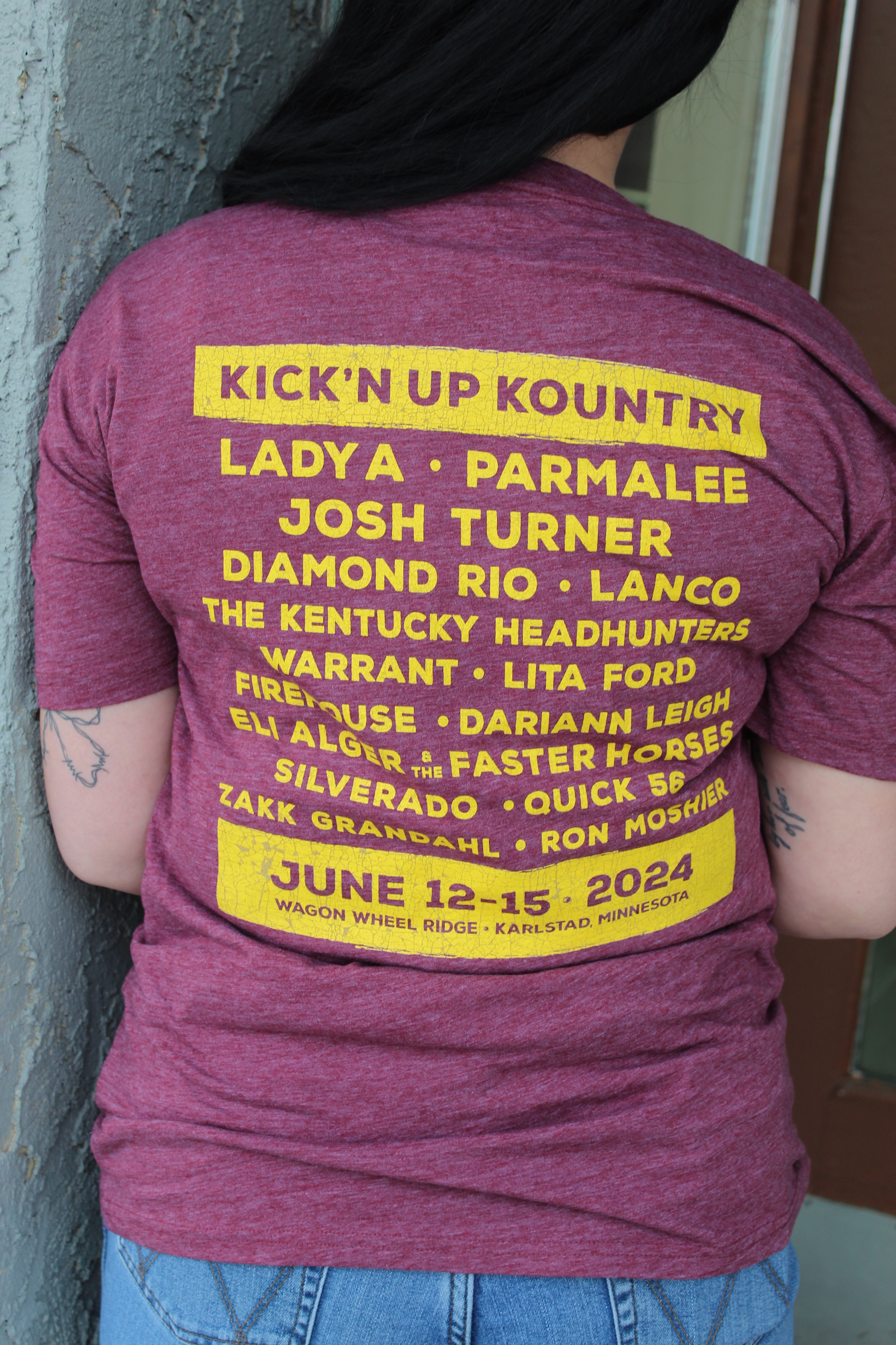 2024 ARTIST T-SHIRT - MAROON
