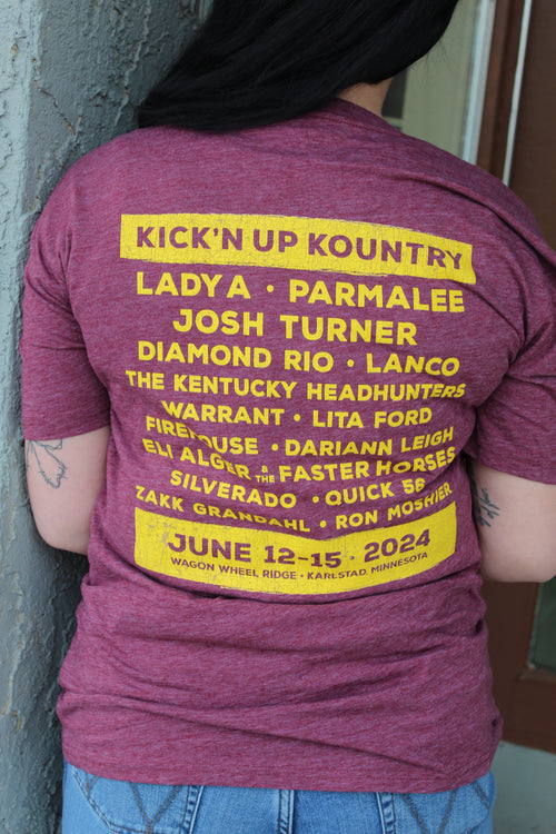 2024 ARTIST T-SHIRT - MAROON