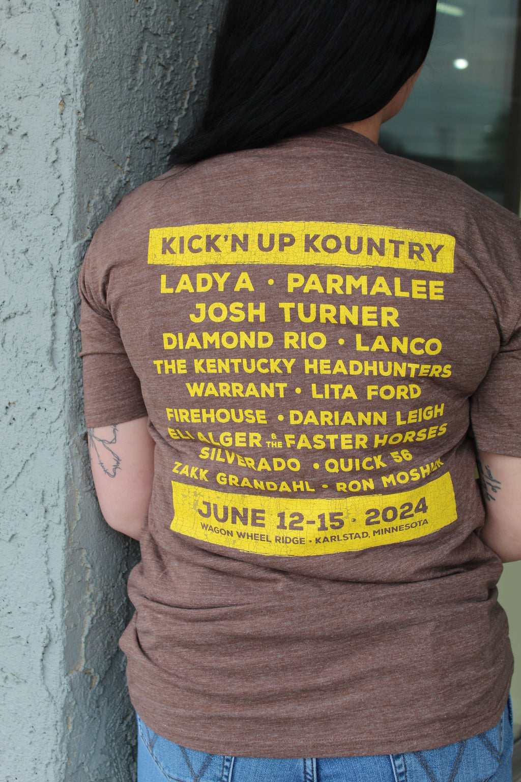2024 ARTIST T-SHIRT - BROWN