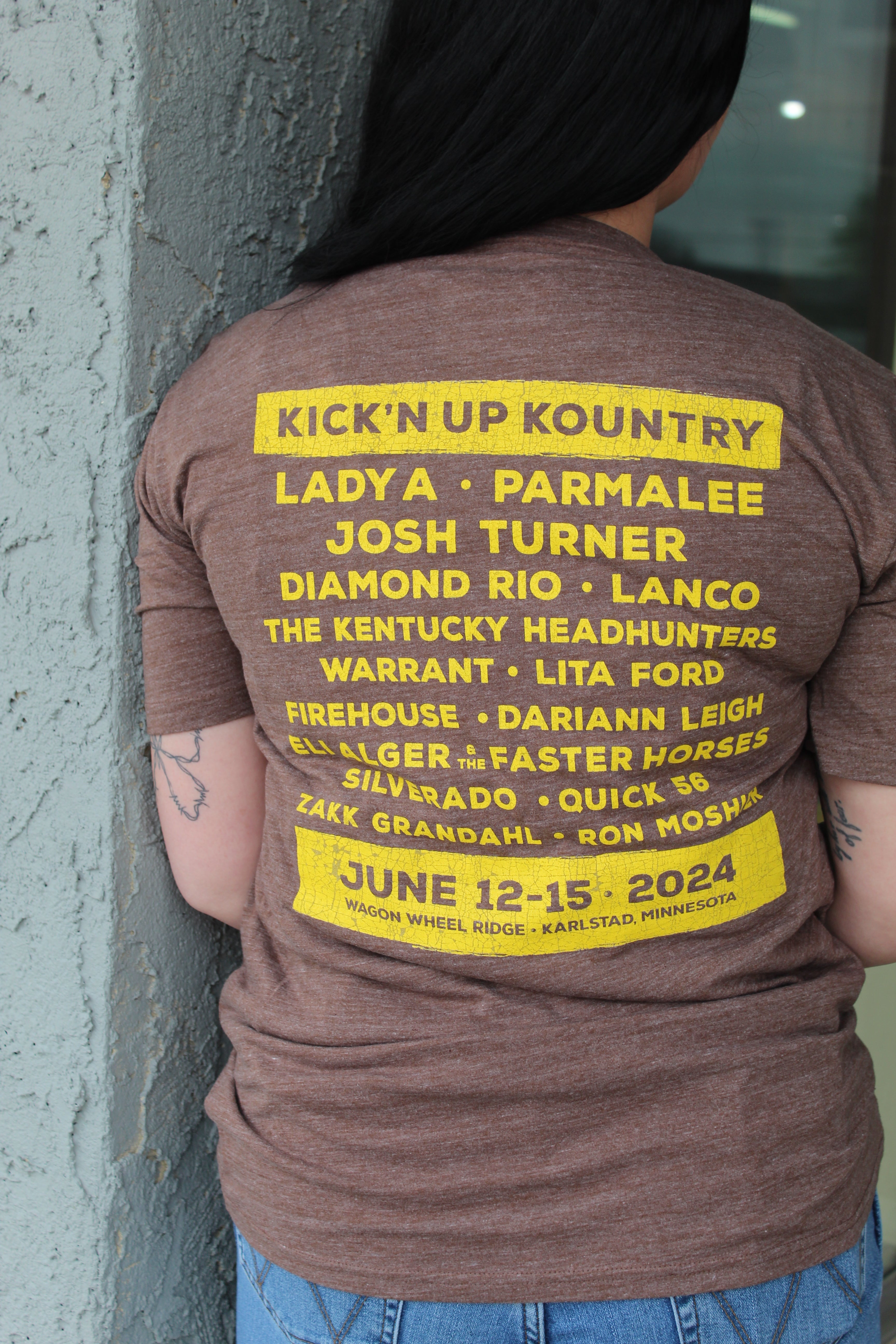 2024 ARTIST T-SHIRT - BROWN